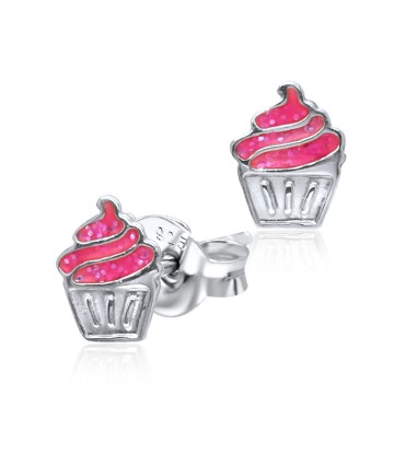 Kid Stud Earring Sweet Cup Cake STS-4052